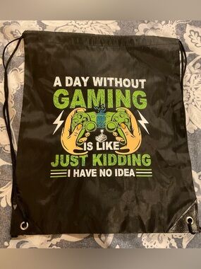 Colorful Drawstring Bag, NWOT